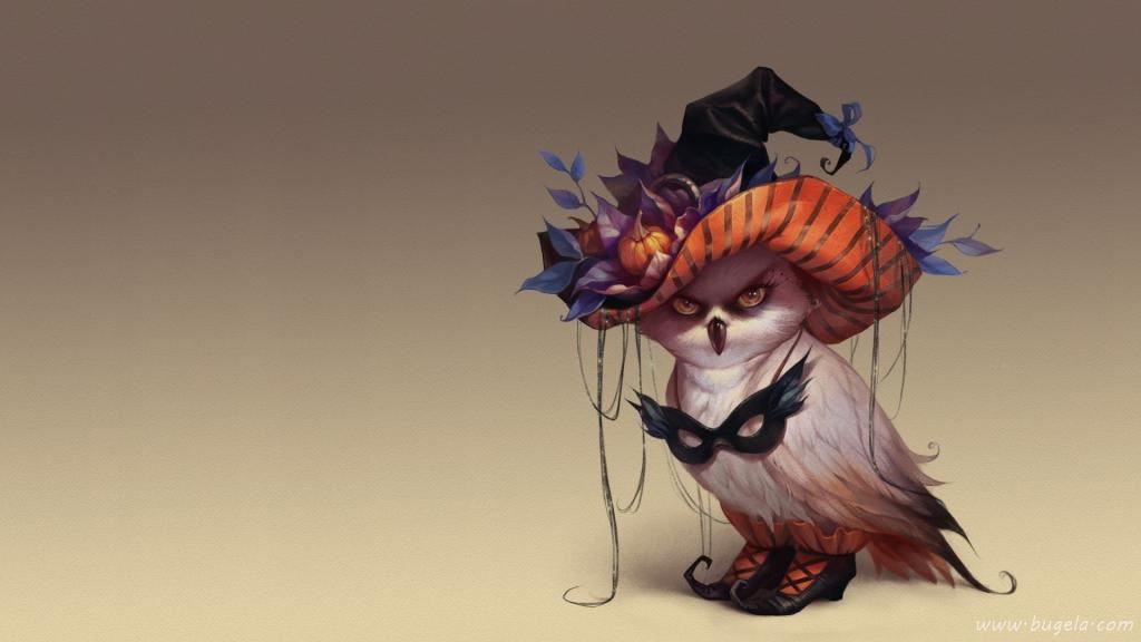 万圣节简约创意插画图片