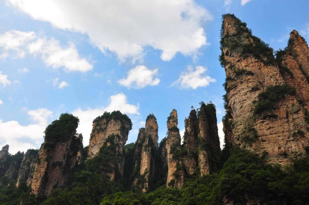 湖南张家界大好河山大自然美丽的风景线电脑高清桌面壁纸图片