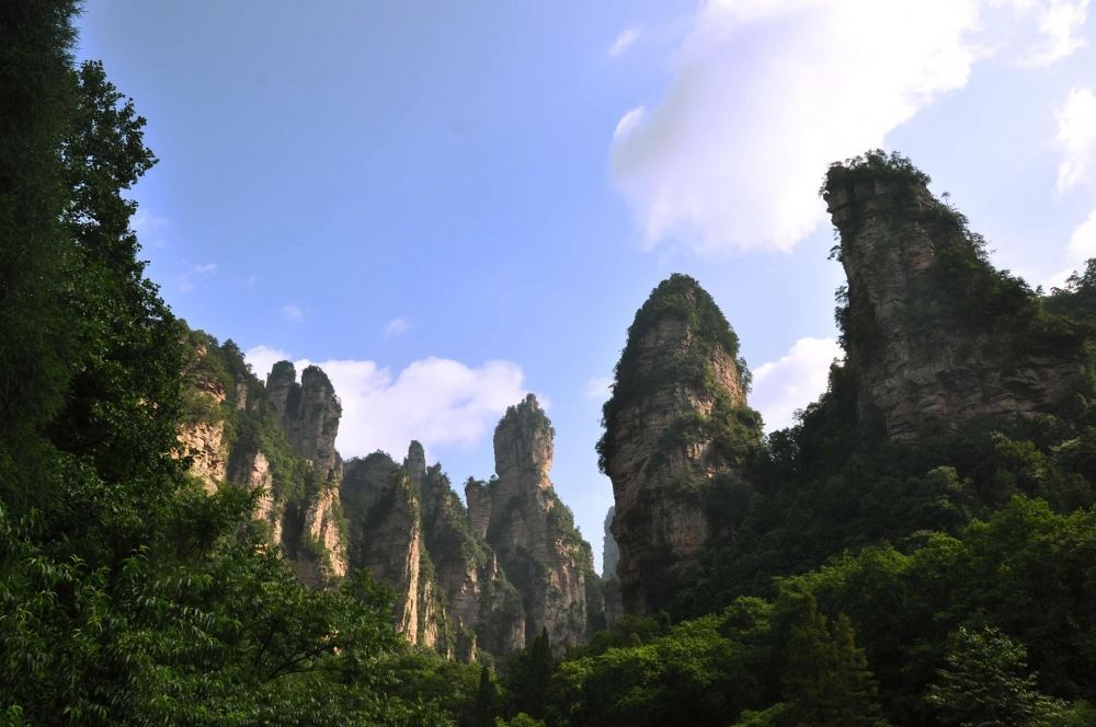 湖南张家界大好河山大自然美丽的风景线电脑高清桌面壁纸图片