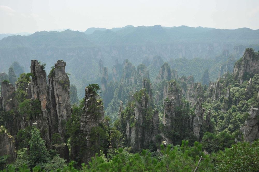 湖南张家界大好河山大自然美丽的风景线电脑高清桌面壁纸图片