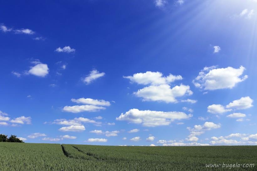 漂亮的让人欣喜的蓝天白云风景图片大全