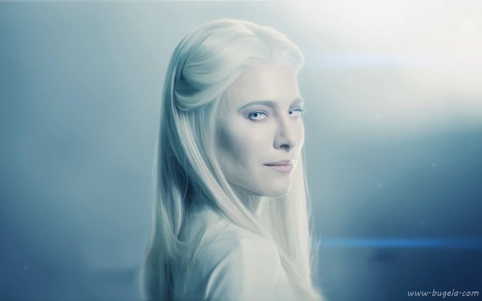 青春洋溢甜美白皙美女图片壁纸