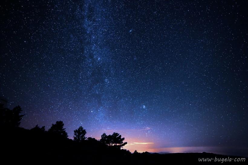 超美耀眼明亮的星空风景图片大全