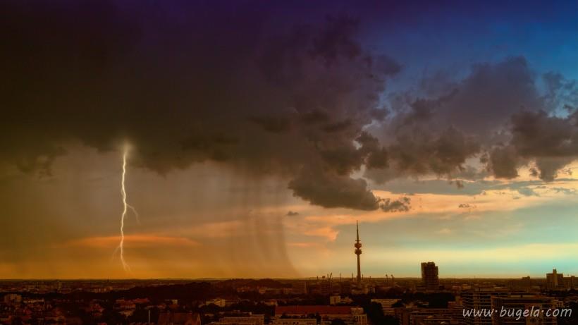 超美恐怖震撼的雷电风景图片大全