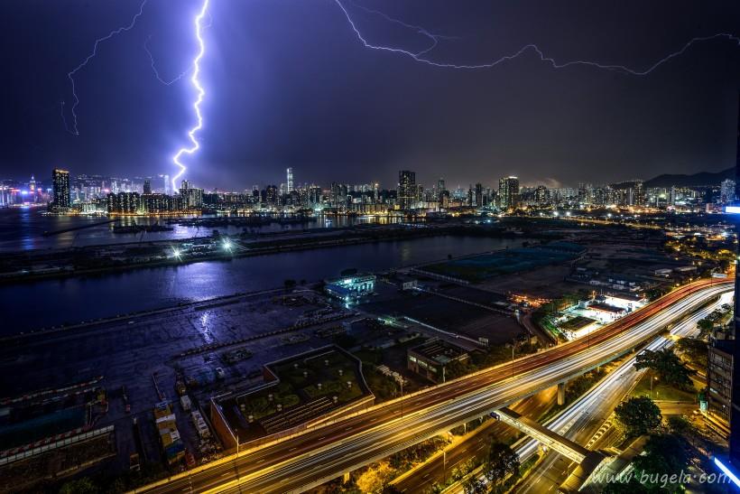 超美恐怖震撼的雷电风景图片大全