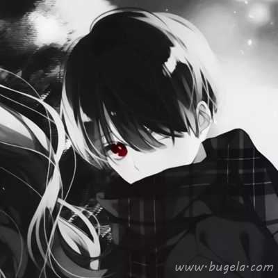 丧系恋人漫画黑白头像图片