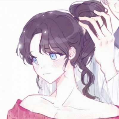 微信乖巧恋人漫画头像图片