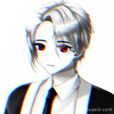 丧系恋人漫画黑白头像图片