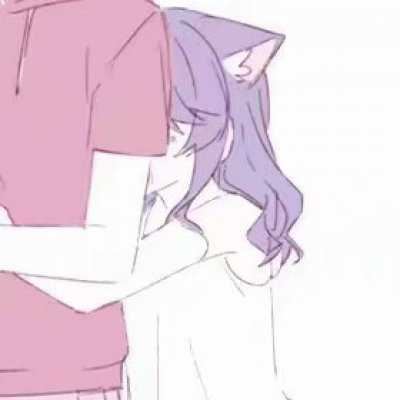 超甜美的动漫情人头像图片