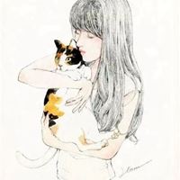 猫女孩头像图片可爱动漫图片大全（二次元猫咪少女头像）