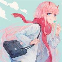 二次元头像堆糖_二次元插画头像
