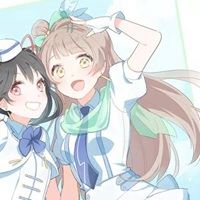 粉粉少女心闺蜜头像|lovelive闺蜜头像