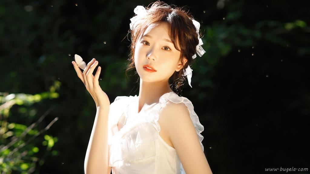 清新美女森系图片