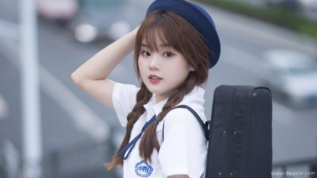 双马尾美女青春系图片
