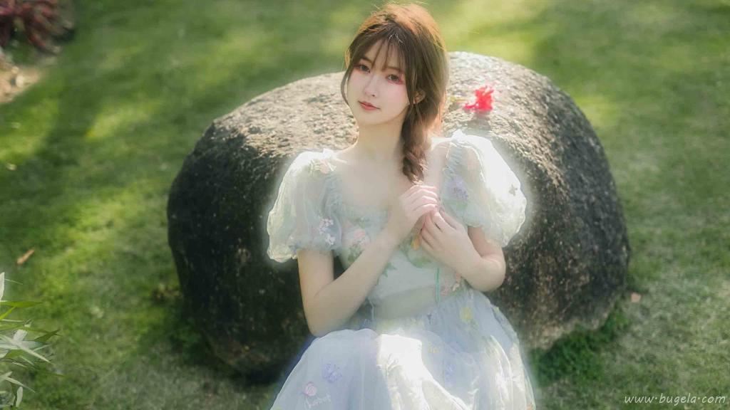 森系女神户外清新图片