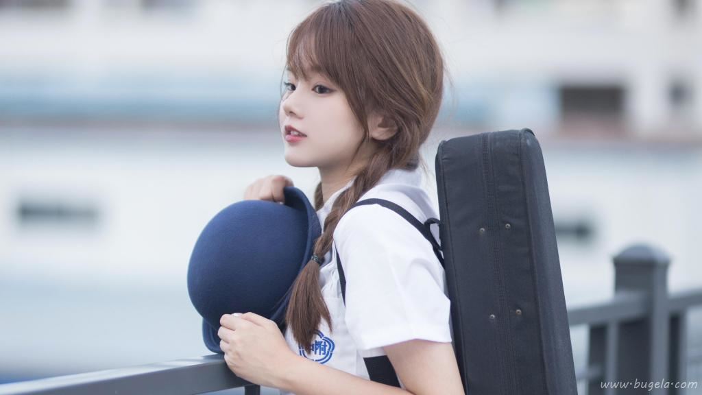 双马尾美女青春系图片