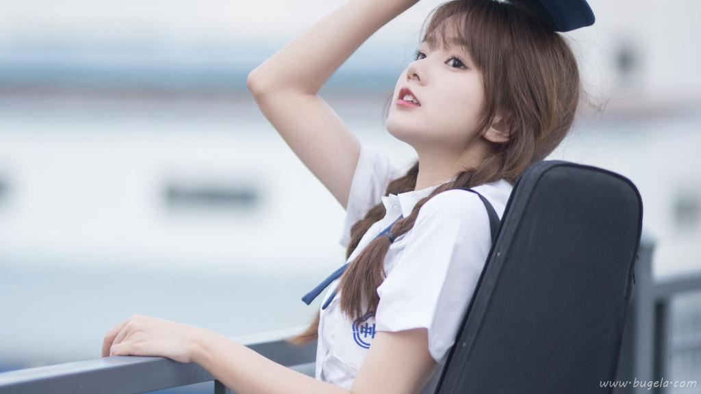 双马尾美女青春系图片