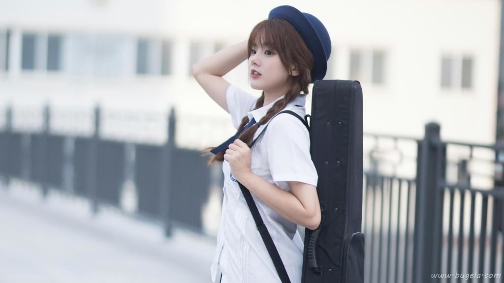 双马尾美女青春系图片
