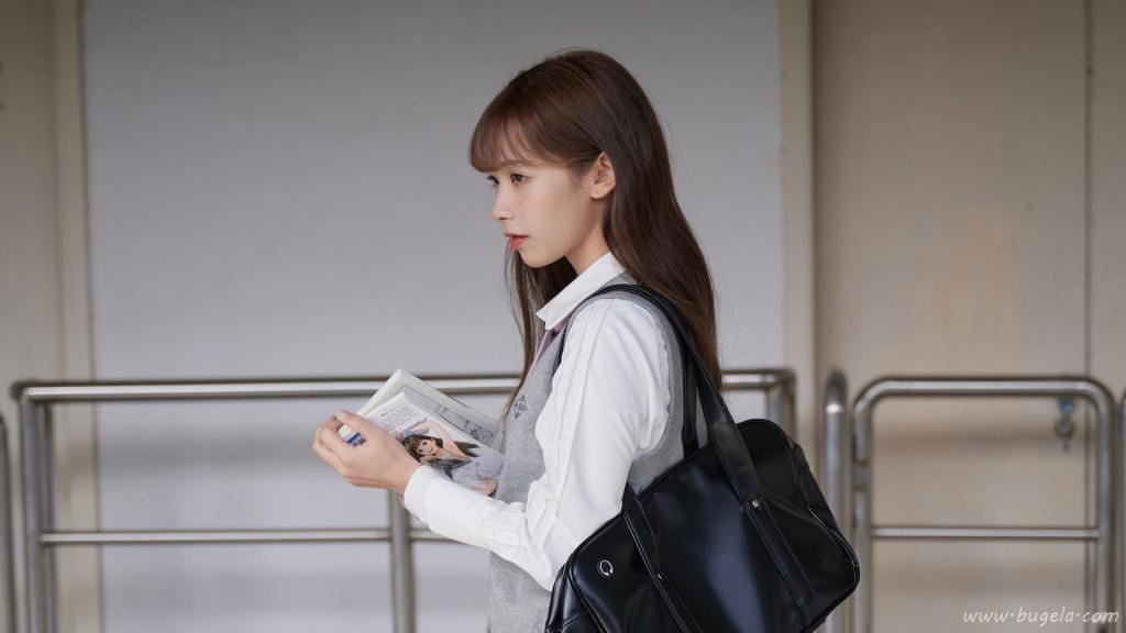 元气jk制服美女校园甜美图片