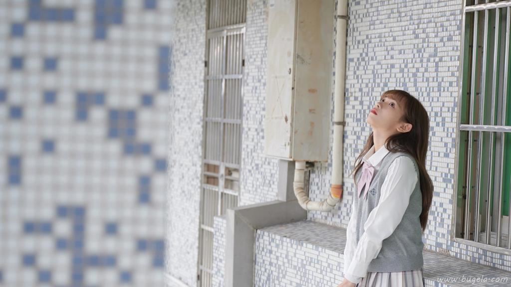 元气jk制服美女校园甜美图片
