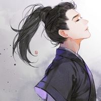 插画唯美男生头像|手绘美男图片唯美
