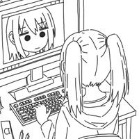 日系风格的闺蜜头像动漫-黑白漫画闺蜜头像日系截图