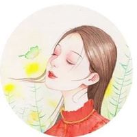 女生头像水彩手绘 唯美绘画头像女生水彩
