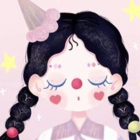 小丑女头像动漫可爱 小丑头像流泪着微笑动漫