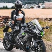 机车女孩超酷头像 机车女骑手壁纸