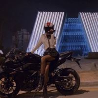 机车女孩超酷头像 机车女骑手壁纸