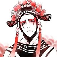 国风京剧脸谱卡通头像|京剧脸谱卡通图片可爱