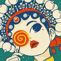 国风京剧脸谱卡通头像|京剧脸谱卡通图片可爱