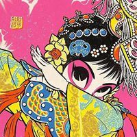 国风京剧脸谱卡通头像|京剧脸谱卡通图片可爱