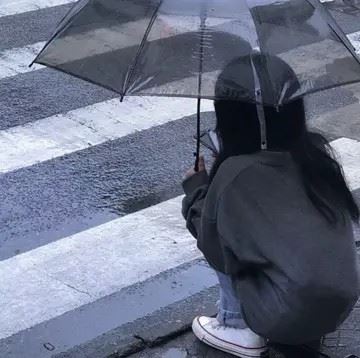 下雨天的撑伞特辑二次女生头像