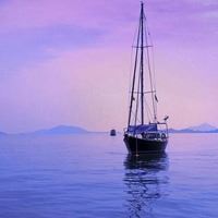 大海帆船头像|蓝色大海帆船微信头像