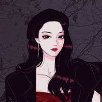 手绘成熟女人味头像|成熟气质女人的手绘头像