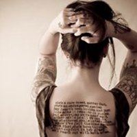有纹身的个性女生头像|纹身头像女生图片霸气