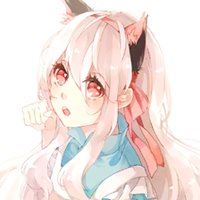 可爱猫耳朵女生头像二次元（二次元猫耳女孩头像）