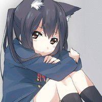 可爱猫耳朵女生头像二次元（二次元猫耳女孩头像）