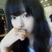 挡脸图片女生头像 微信头像挡脸美女图