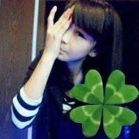 四叶草女生个性头像_四叶草女孩头像图片