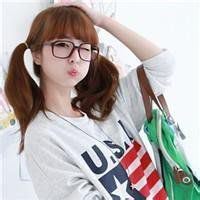 戴圆眼镜的女生头像-复古圆眼镜女生头像