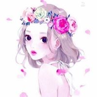 彩绘插画女生头像图片（唯美绘画头像女生水彩）