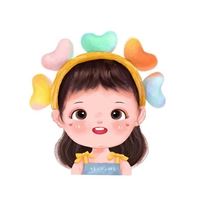 手绘头像女生可爱（手绘头像小女孩）
