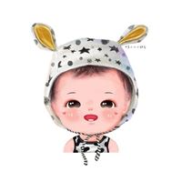 手绘头像女生可爱（手绘头像小女孩）