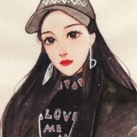 女生头像水彩手绘-手绘头像水彩仙女唯美