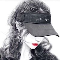 黑白可爱女生头像_黑白卡通头像女可爱