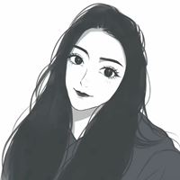 黑白手绘女生头像-手绘美女头像唯美黑白图片高清