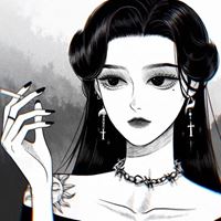 黑白手绘女生头像-手绘美女头像唯美黑白图片高清