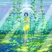 在水里的动漫女生头像-水手服动漫女头像可爱